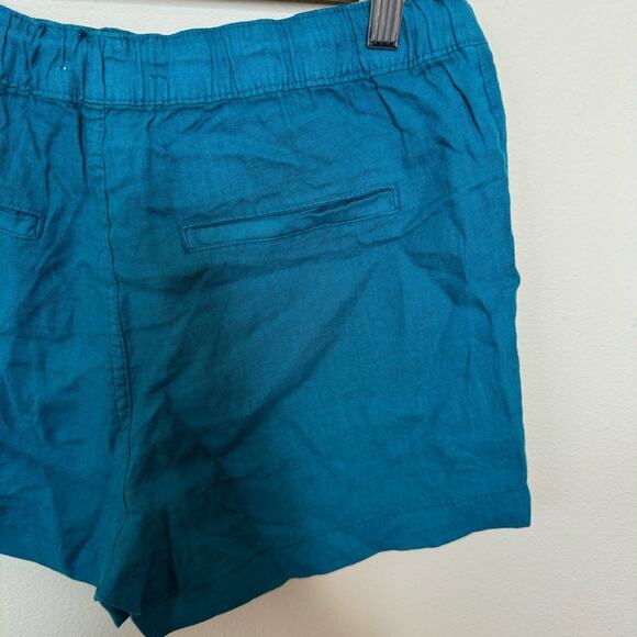 C&C California NWT Linen Blue Pull On Shorts Size S - Picture 5 of 6